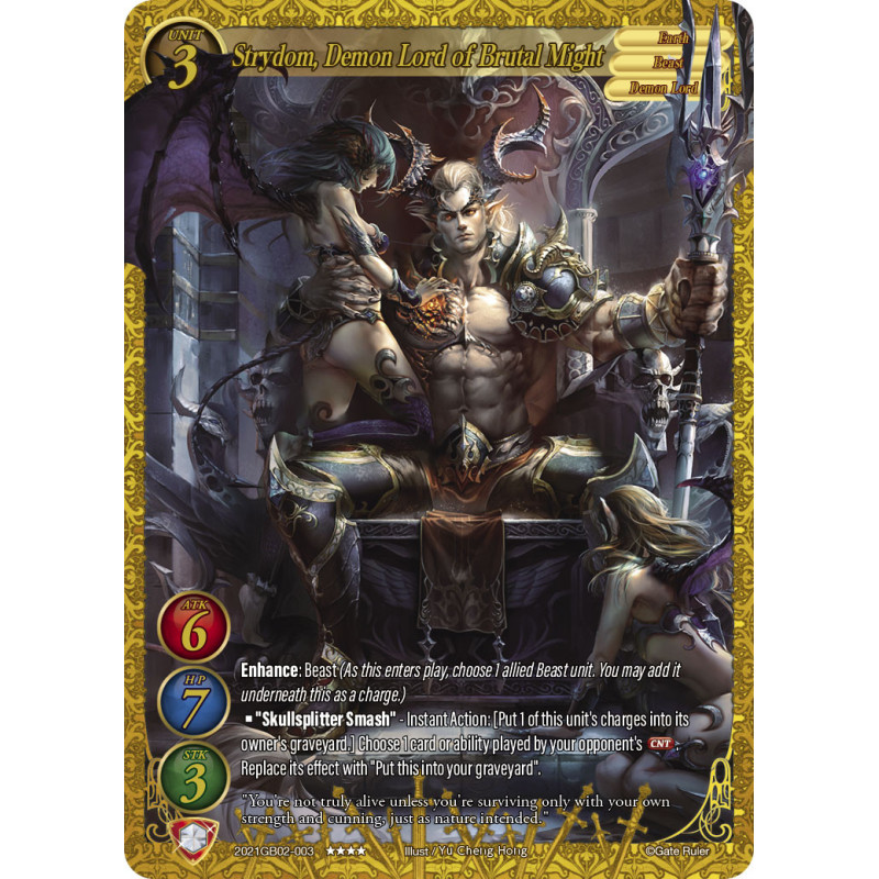 gate-ruler-tcg-2021gb02-003-strydom-demon-lord-of-brutal-might-gb02-onslaught-of-the-eldritch-gods
