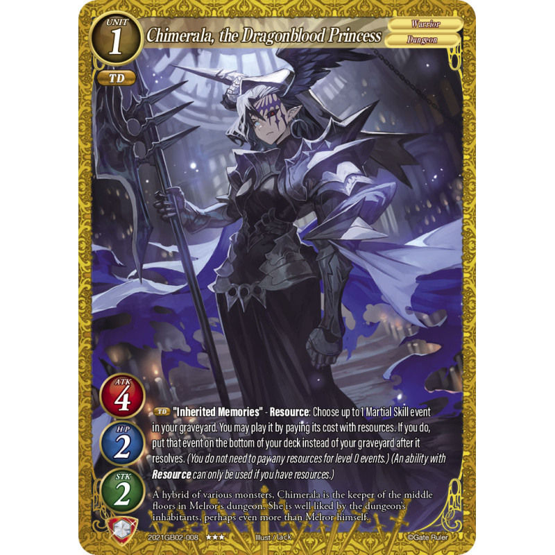 gate-ruler-tcg-2021gb02-008-chimerala-the-dragonblood-princess-gb02-onslaught-of-the-eldritch-gods