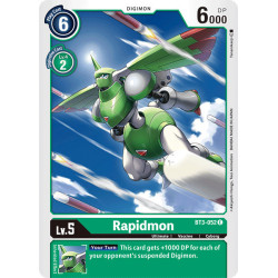Digimon_TCG_BT3-052_Rapidmon_Common_Union_Impact_Card_Game