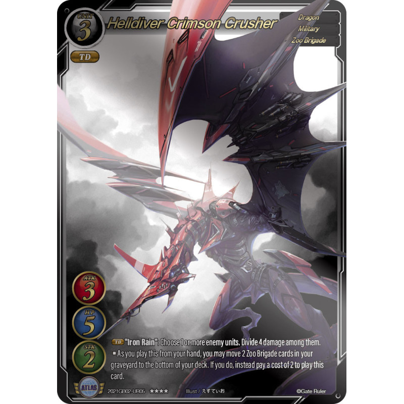 gate-ruler-tcg-2021gb02-ur05-uber-rare-helldiver-crimson-crusher-gb02-onslaught-of-the-eldritch-gods