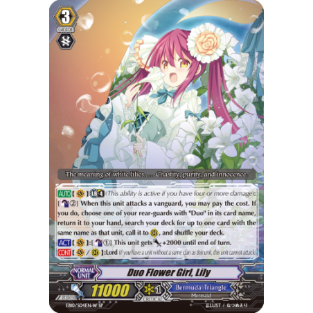 Vanguard_TCG_card_EB10_S04EN-W_Duo_Flower_Girl_Lily_Divas_Duet