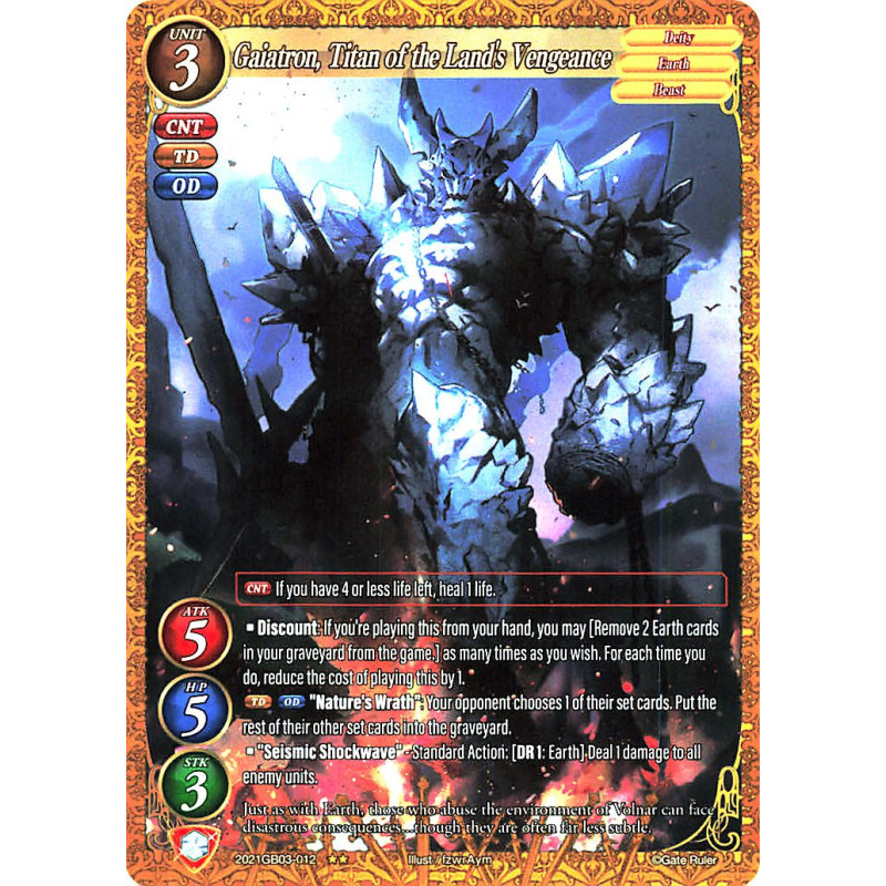 gate-ruler-tcg-premium-2021gb03-012-gaiatron-titan-of-the-land-s-vengeance-gb03-aces-of-the-cosmos-assemble