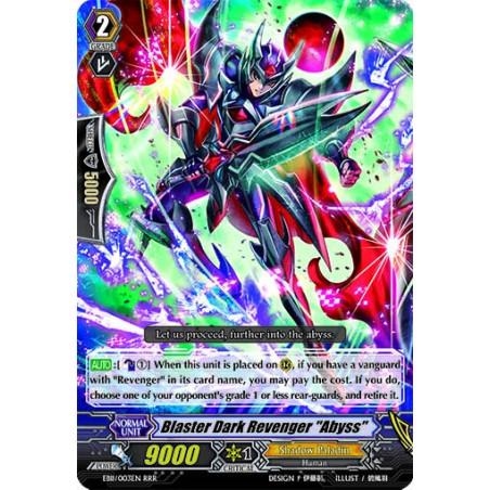 Vanguard_TCG_card_EB11_003EN_Blaster_Dark_Revenger_Abyss_Requiem_at_Dusk
