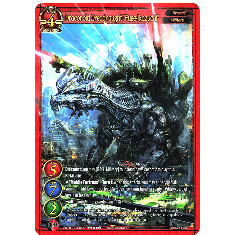 gate-ruler-tcg-textured-foil-2021gb03-057-draconoid-dreadnaught-fuse-ikazuchi-gb03-aces-of-the-cosmos-assemble