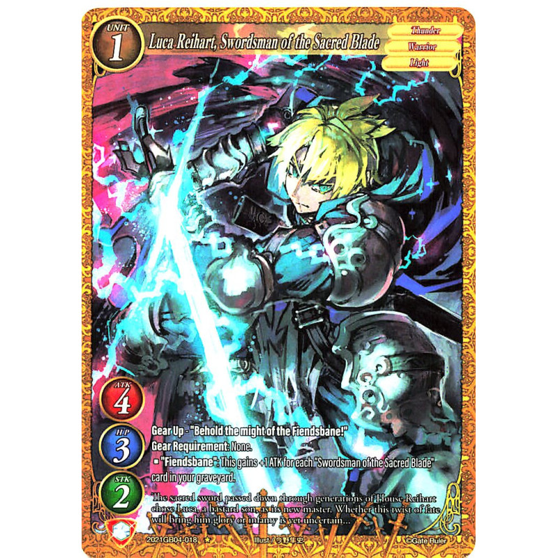 gate-ruler-tcg-premium-2021gb04-018-luca-reihart-swordsman-of-the-sacred-blade-gb04-become-the-hero