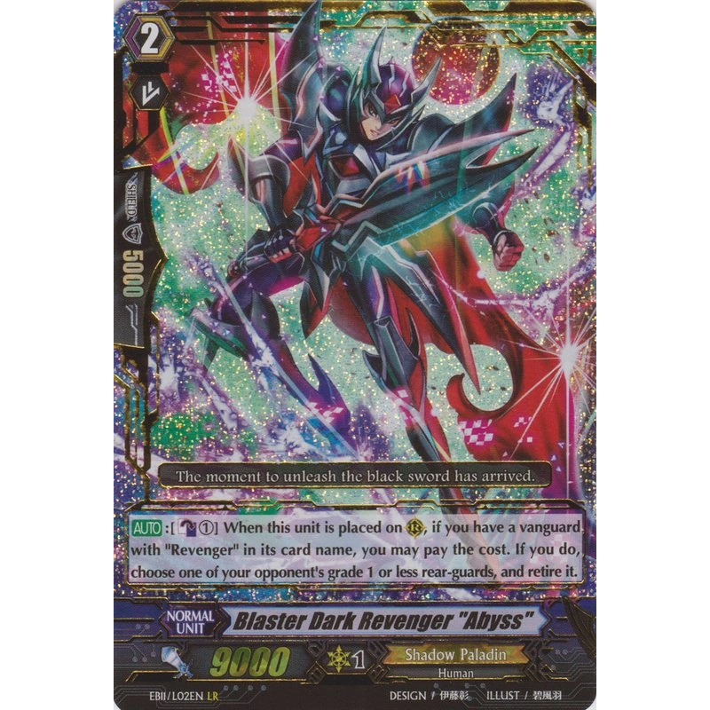Vanguard_TCG_card_EB11_L02EN_Blaster_Dark_Revenger_Abyss_Requiem_at_Dusk