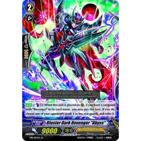 Vanguard_TCG_card_EB11_S03EN_Blaster_Dark_Revenger_Abyss_Requiem_at_Dusk