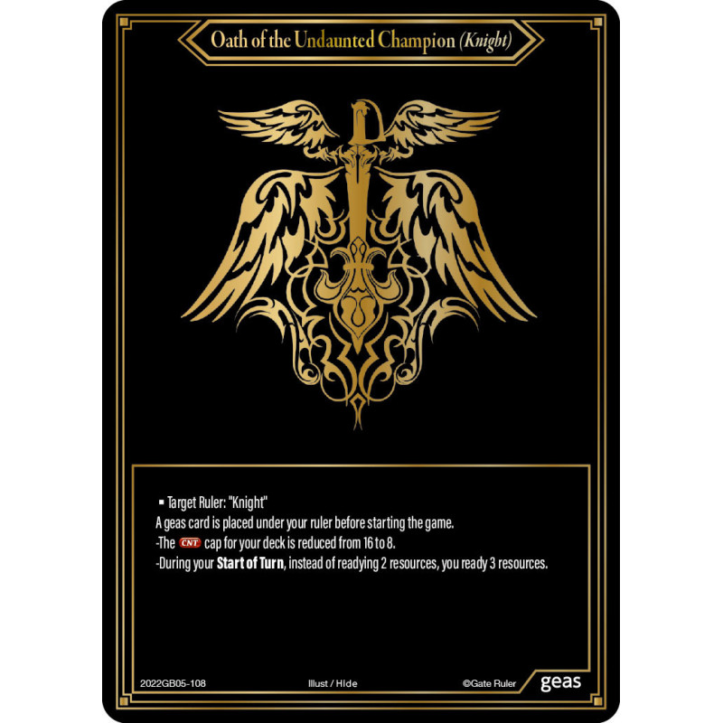 gate-ruler-tcg-2022gb05-108-l-oath-of-the-undaunted-champion-knight-gb05-shout-with-the-geas