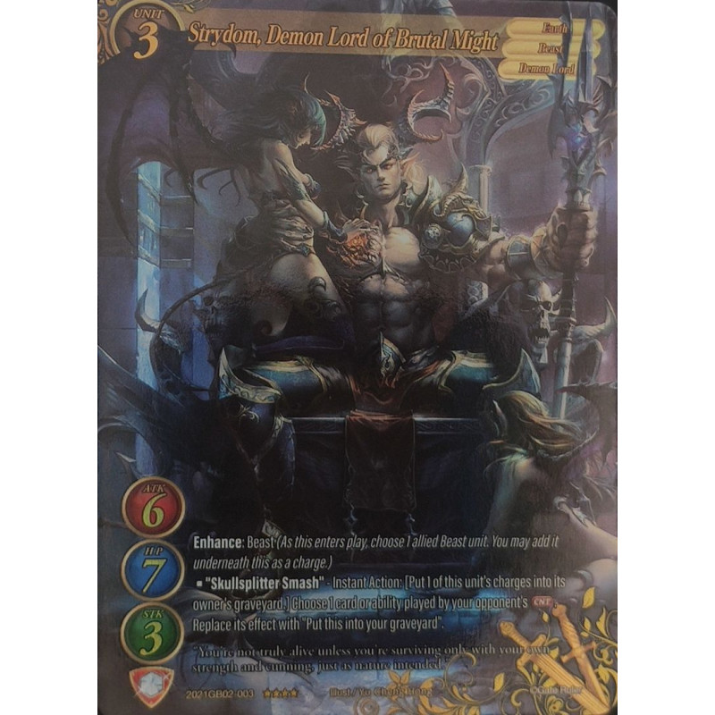 gate-ruler-tcg-premium-2021gb02-003-p-strydom-demon-lord-of-brutal-might-gb02-onslaught-of-the-eldritch-gods