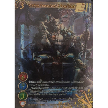 gate-ruler-tcg-premium-2021gb02-003-p-strydom-demon-lord-of-brutal-might-gb02-onslaught-of-the-eldritch-gods