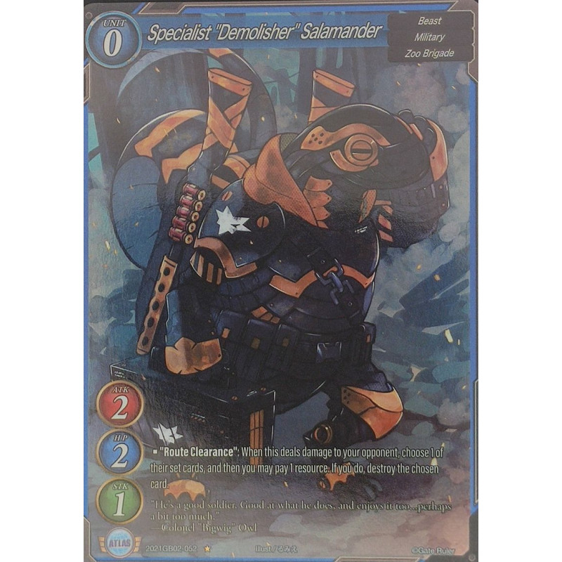 gate-ruler-tcg-premium-2021gb02-052-p-specialist-demolisher-salamander-gb02-onslaught-of-the-eldritch-gods