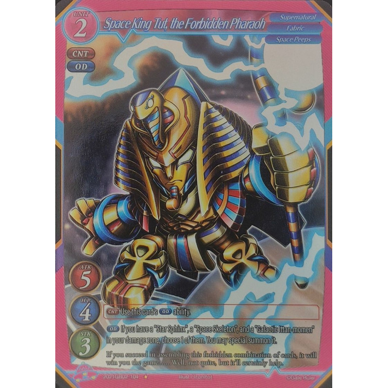 gate-ruler-tcg-premium-2021gb02-104-p-space-king-tut-the-forbidden-pharaoh-gb02-onslaught-of-the-eldritch-gods