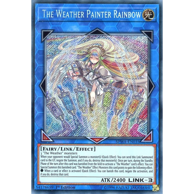 DBSW-JP035 Yugioh The Weather Painter Rainbow Secret Japanese