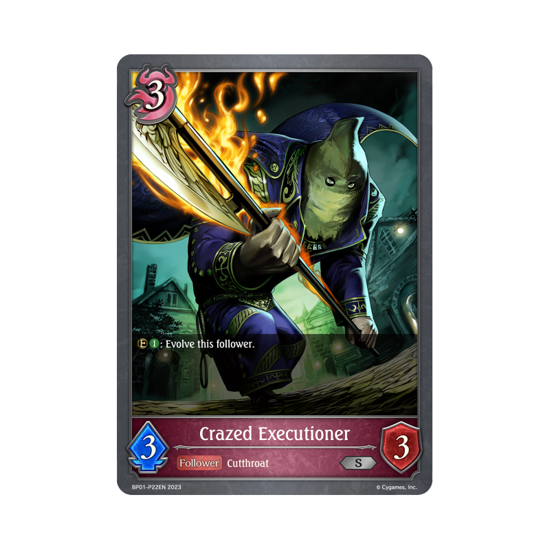 shadowverse-tcg-bp01-p22en-silver-premium-crazed-executioner-advent-of-genesis