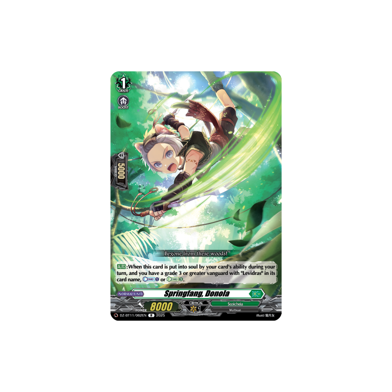 Vanguard_TCG_card_DZ-BT11_062EN_R_Springfang_Donola_Symphony_of_Might_Bloom