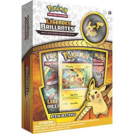 Pokémon - Coffret Pin Collection Légendes Brillantes - Pikachu