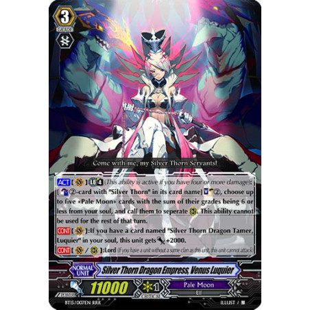 Vanguard_TCG_card_BT15_007EN_RRR_Silver_Thorn_Dragon_Empress_Venus_Luquier_Infinite_Rebirth