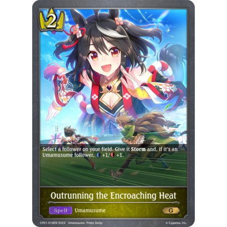 shadowverse-tcg-cp01-018en-gold-outrunning-the-encroaching-heat-umamusume-pretty-derby