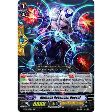 Vanguard_TCG_card_BT15_010EN_RR_Hellrage_Revenger_Quesal_Infinite_Rebirth