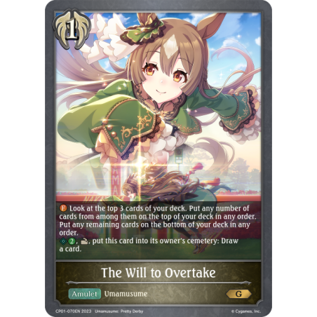 shadowverse-tcg-cp01-070en-gold-the-will-to-overtake-umamusume-pretty-derby