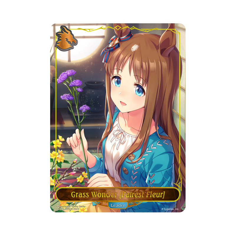 shadowverse-tcg-cp01-ld05en-grass-wonder-fairest-fleur-umamusume-pretty-derby