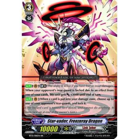 Vanguard_TCG_card_BT15_016EN_RR_Star-vader_Freezeray_Dragon_Infinite_Rebirth
