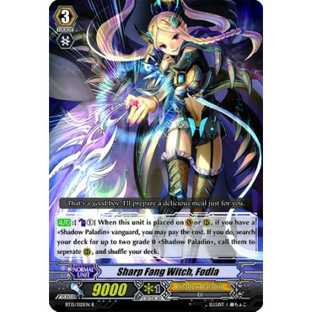 Vanguard_TCG_card_BT15_021EN_R_Sharp_Fang_Witch_Fodla_Infinite_Rebirth