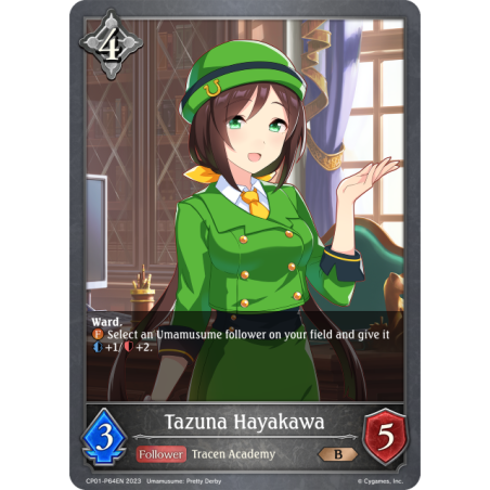 shadowverse-tcg-cp01-p64en-bronze-premium-tazuna-hayakawa-umamusume-pretty-derby