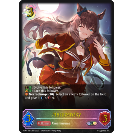shadowverse-tcg-cp01-sl13en-super-legendary-maruzensky-umamusume-pretty-derby