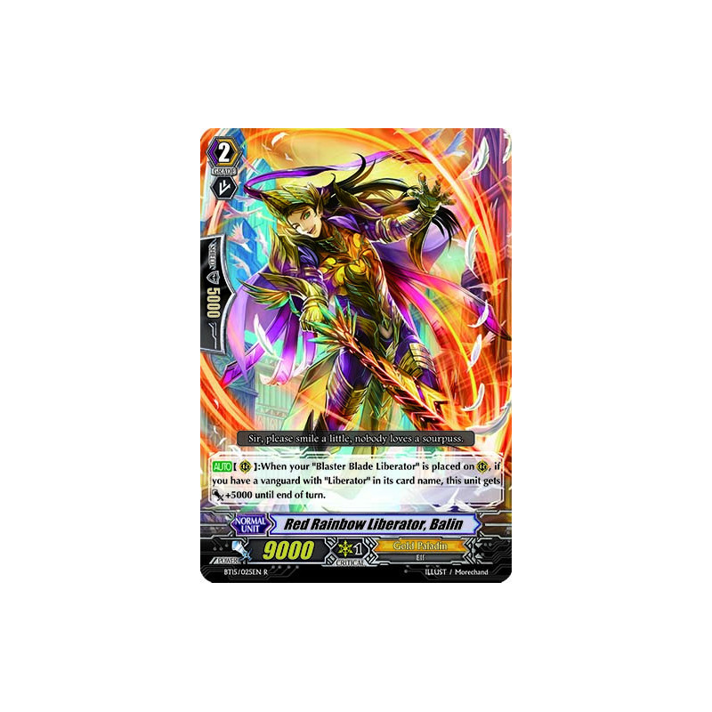 Vanguard_TCG_card_BT15_025EN_R_Red_Rainbow_Liberator_Balin_Infinite_Rebirth