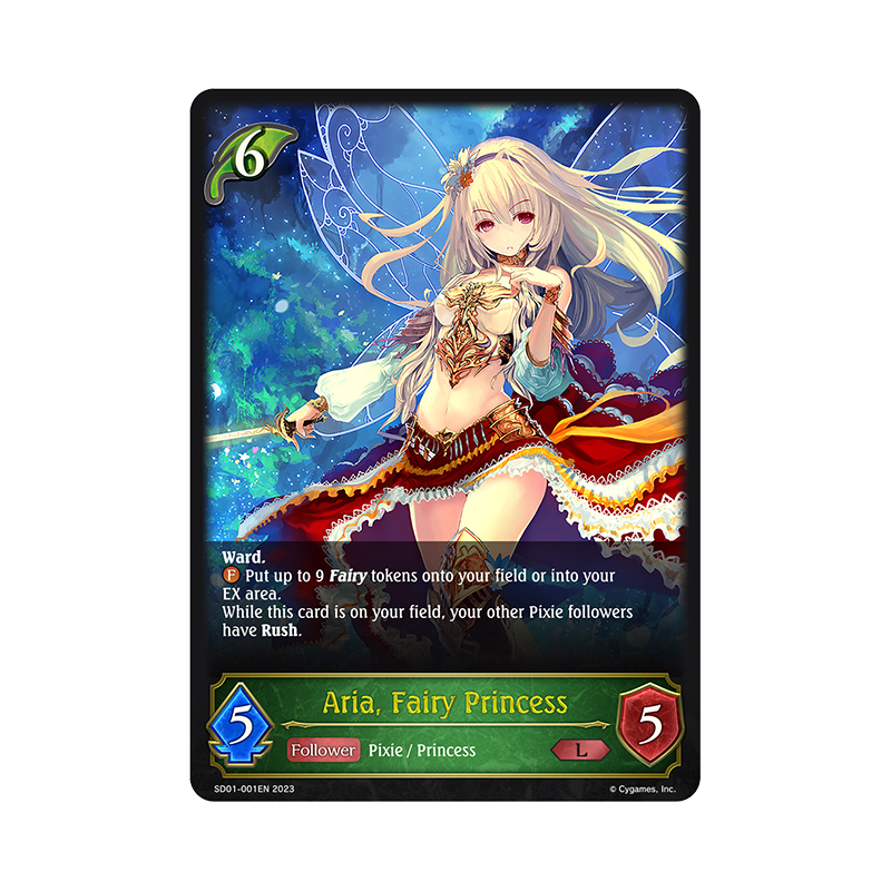 shadowverse-tcg-sd01-001en-legendary-aria-fairy-princess-regal-fairy-princess
