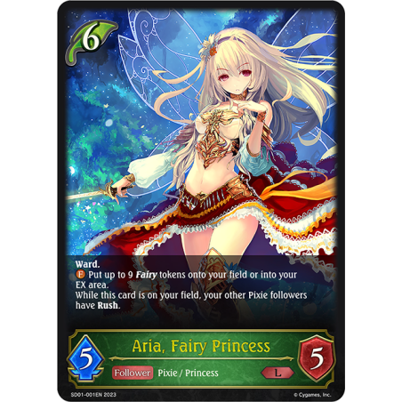shadowverse-tcg-sd01-001en-legendary-aria-fairy-princess-regal-fairy-princess