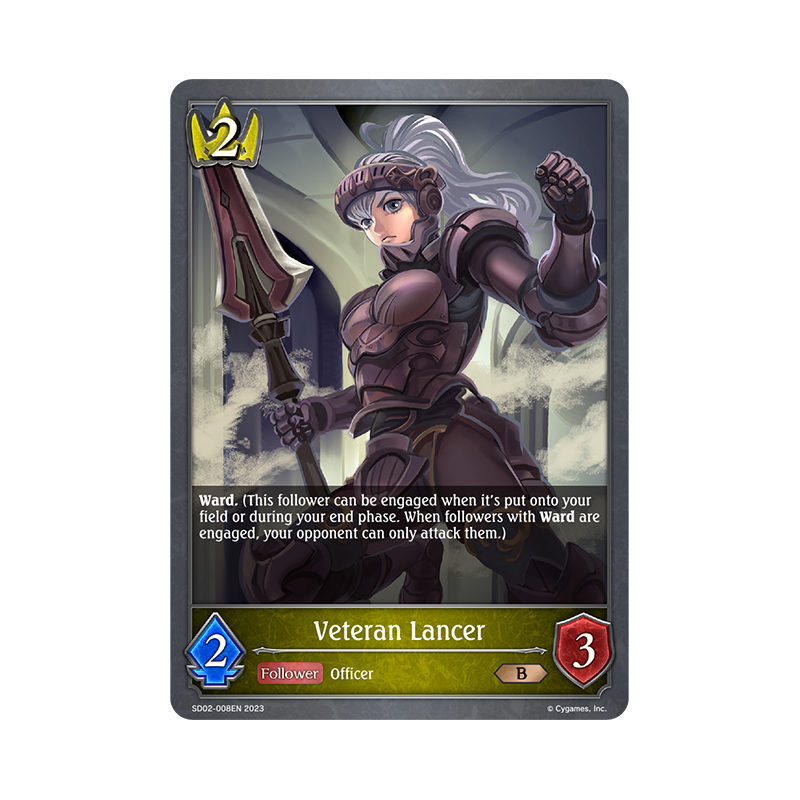 shadowverse-tcg-sd02-008en-bronze-veteran-lancer-blade-of-resentment