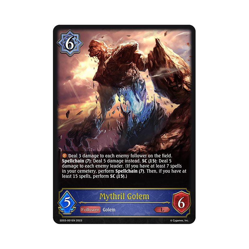 shadowverse-tcg-sd03-001en-legendary-mythril-golem-mysteries-of-conjuration