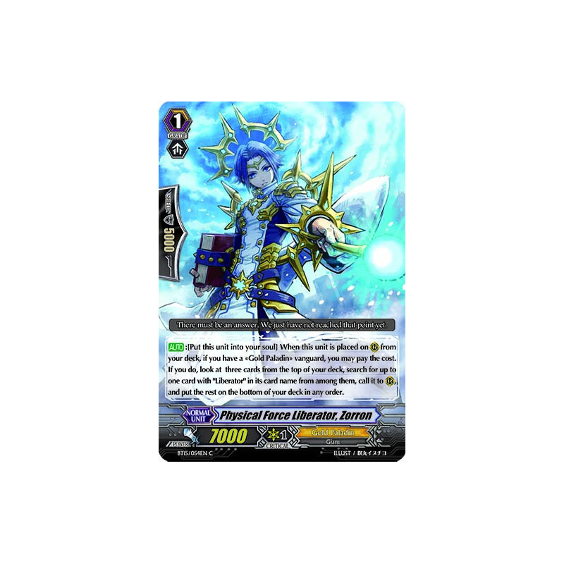 Vanguard_TCG_card_BT15_054EN_C_Physical_Force_Liberator_Zorron_Infinite_Rebirth