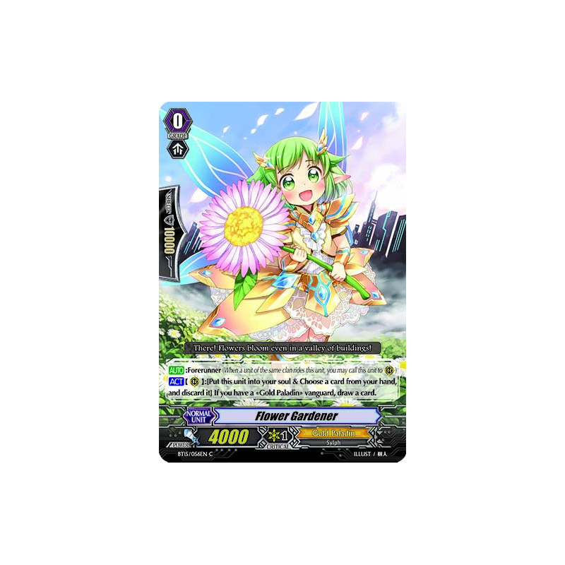 Vanguard_TCG_card_BT15_056EN_C_Flower_Gardener_Infinite_Rebirth