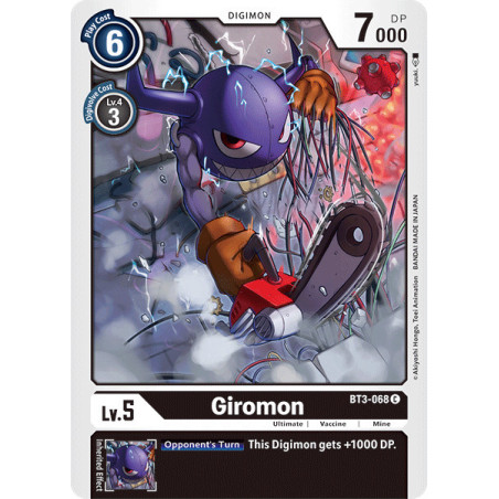 Digimon_TCG_BT3-068_Giromon_Common_Union_Impact_Card_Game