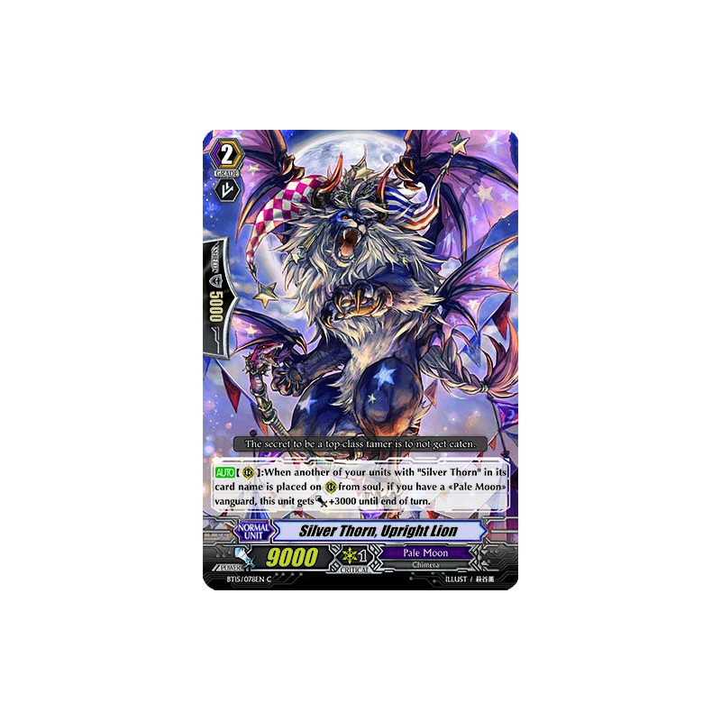 Vanguard_TCG_card_BT15_078EN_C_Silver_Thorn_Upright_Lion_Infinite_Rebirth
