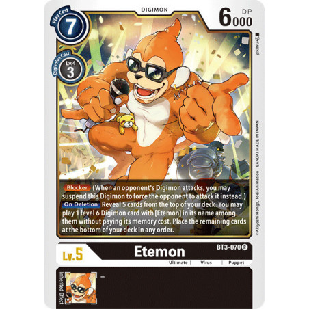Digimon_TCG_BT3-070_Etemon_Rare_Union_Impact_Card_Game