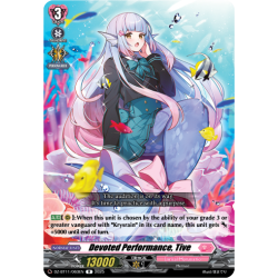 Vanguard_TCG_card_DZ-BT11_063EN_R_Devoted_Performance_Tive_Symphony_of_Might_Bloom