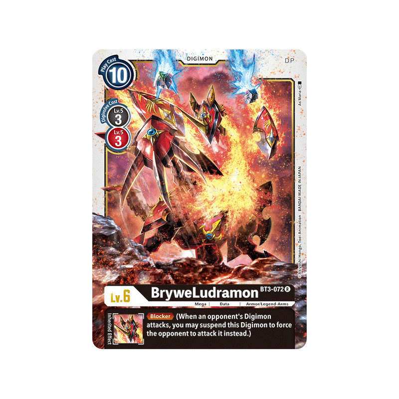 Digimon_TCG_BT3-072_BryweLudramon_Rare_Union_Impact_Card_Game