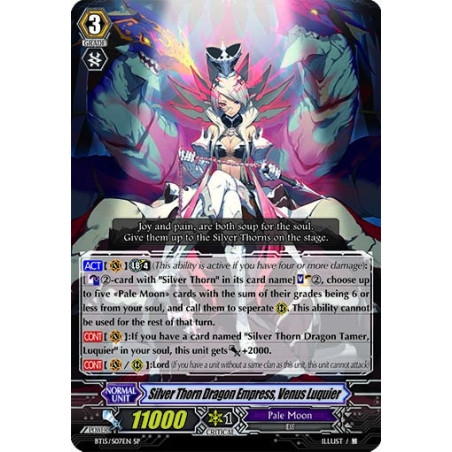 Vanguard_TCG_card_BT15_S07EN_SP_Silver_Thorn_Dragon_Empress_Venus_Luquier_Infinite_Rebirth