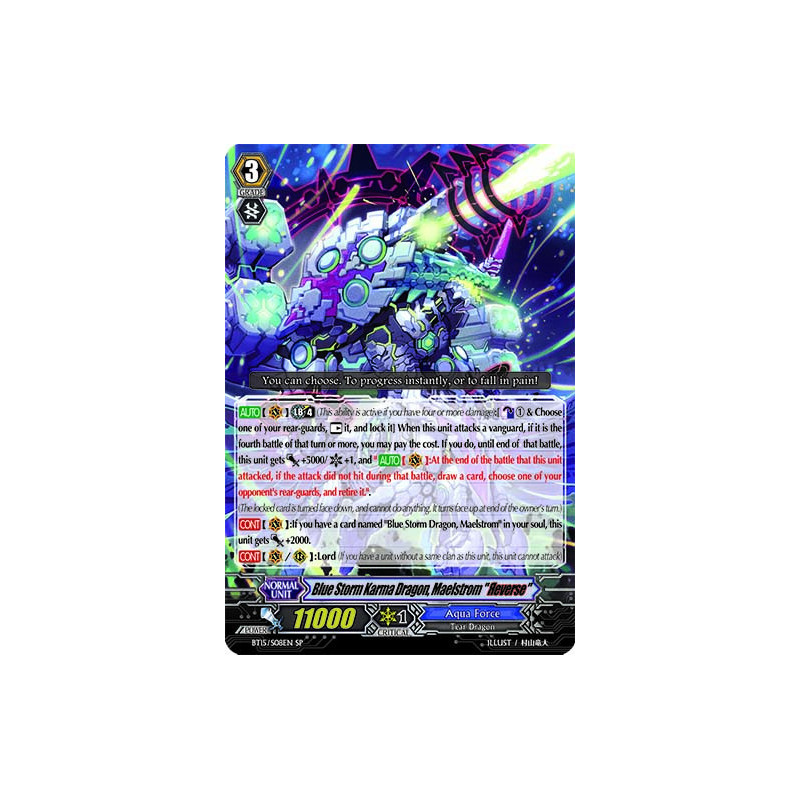 Vanguard_TCG_card_BT15_S08EN_SP_Blue_Storm_Karma_Dragon_Maelstrom_Яeverse_Infinite_Rebirth