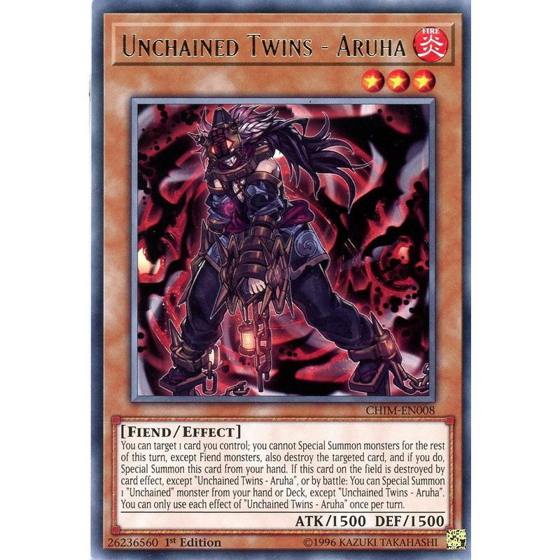 yu-gi-oh-tcg-chim-en008-r-unchained-twins-aruha-chaos-impact
