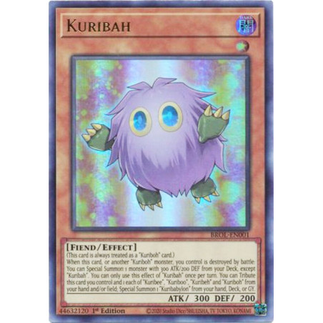 Yu-Gi-Oh TCG BROL-EN001 UR Kuribah Brothers of Legend