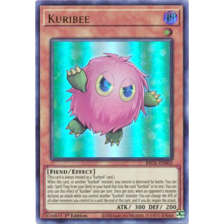 Yu-Gi-Oh TCG BROL-EN002 UR Kuribee Brothers of Legend