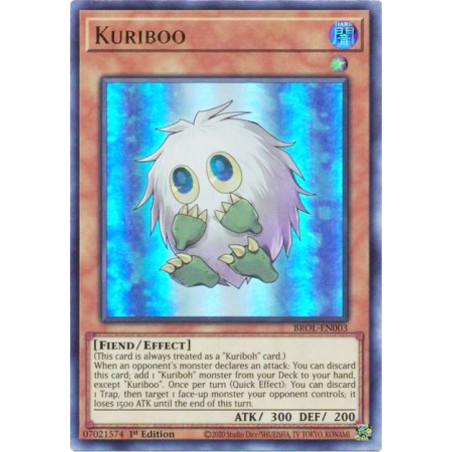 Yu-Gi-Oh TCG BROL-EN003 UR Kuriboo Brothers of Legend