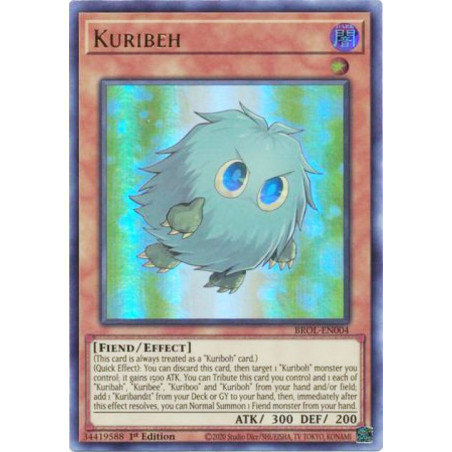 Yu-Gi-Oh TCG BROL-EN004 UR Kuribeh Brothers of Legend