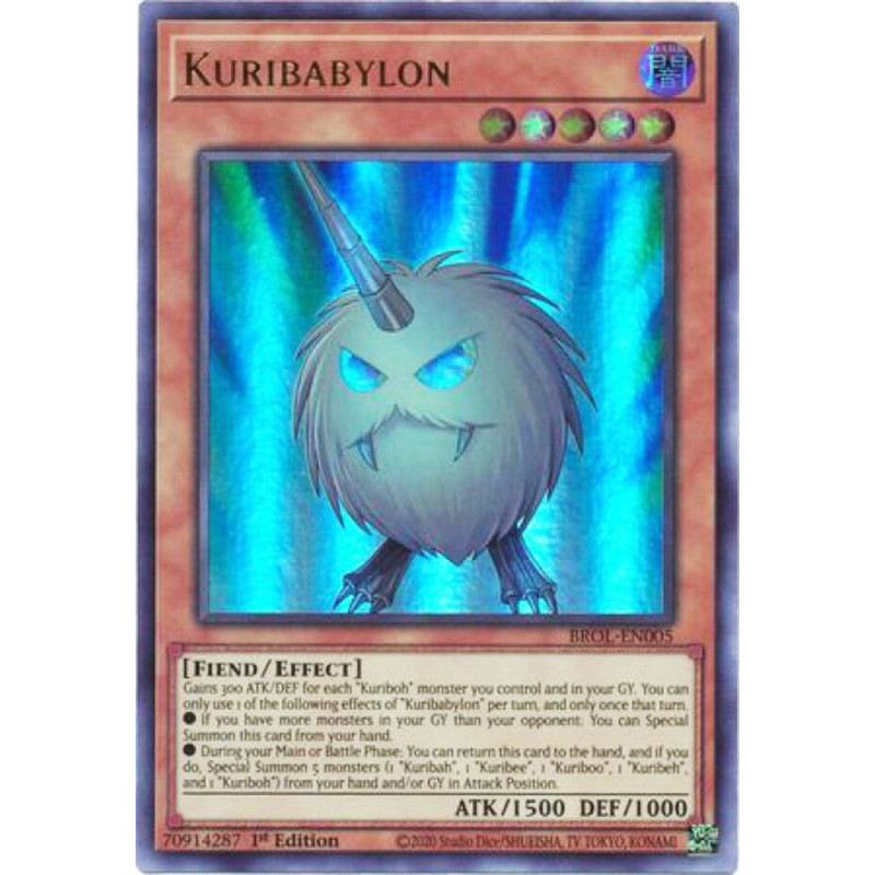 Yu-Gi-Oh TCG BROL-EN005 UR Kuribabylon Brothers of Legend
