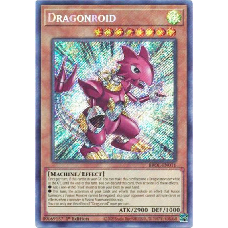 Yu-Gi-Oh TCG BROL-EN011 SE Dragonroid Brothers of Legend
